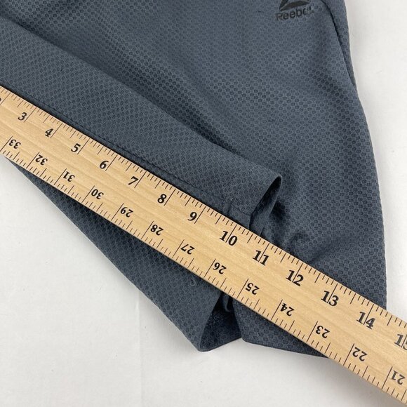 Reebok Athletic Shorts Mens Small Gray Elastic Waist - Picture 8 of 9